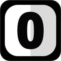 0 digit icon