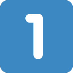 1 digit emoji