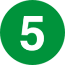 5 digit icon