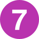 7 digit icon