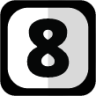 8 digit icon