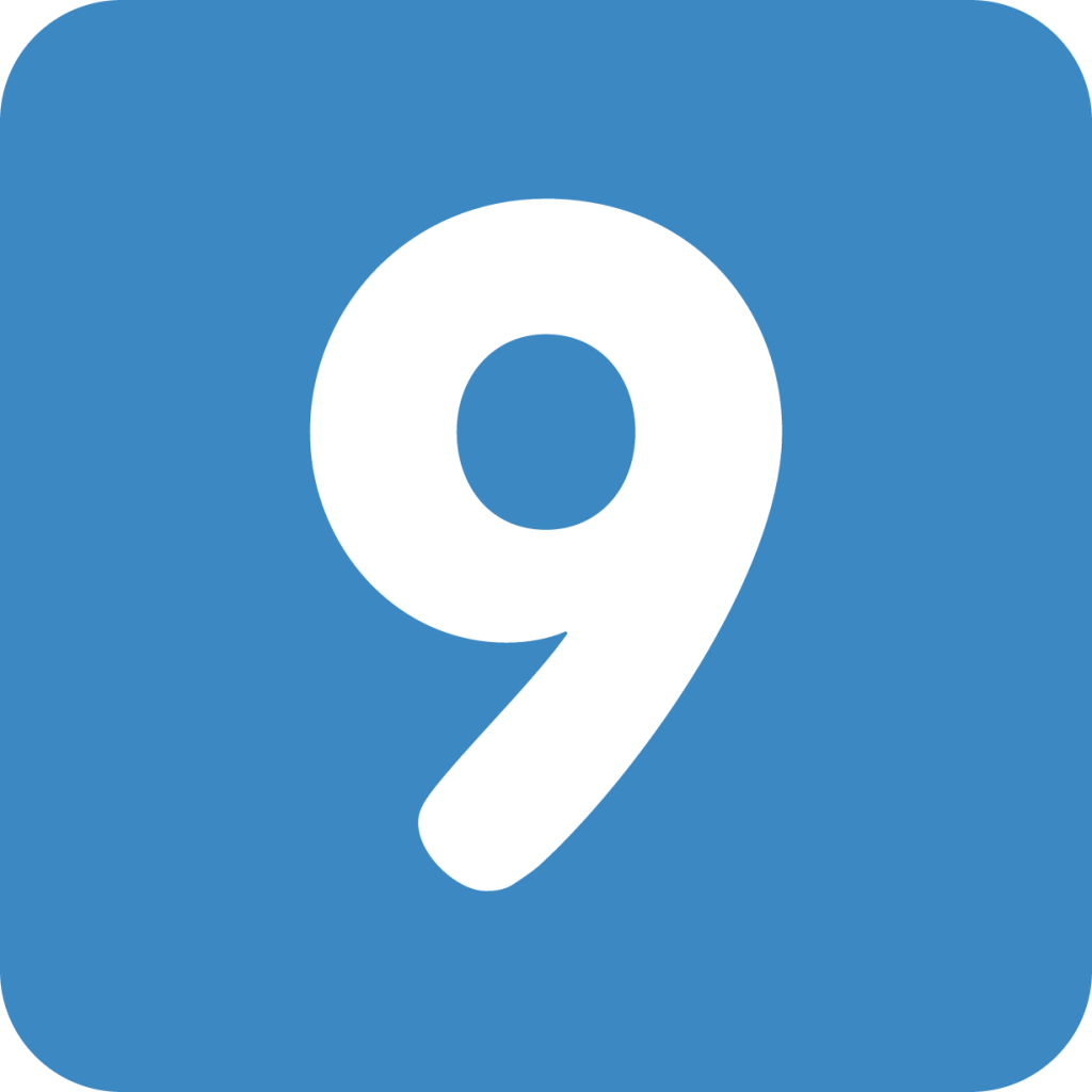 9 digit emoji