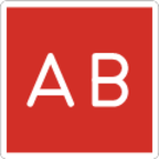 AB button (blood type) emoji