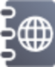 address book global icon