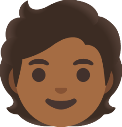 adult: medium-dark skin tone emoji