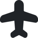 aircraft (rounded filled) icon