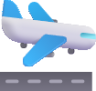 airplane arrival emoji