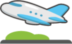 airplane departing emoji