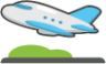 airplane departing emoji