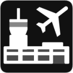 airport terminal icon