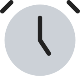 alarm clock duotone icon