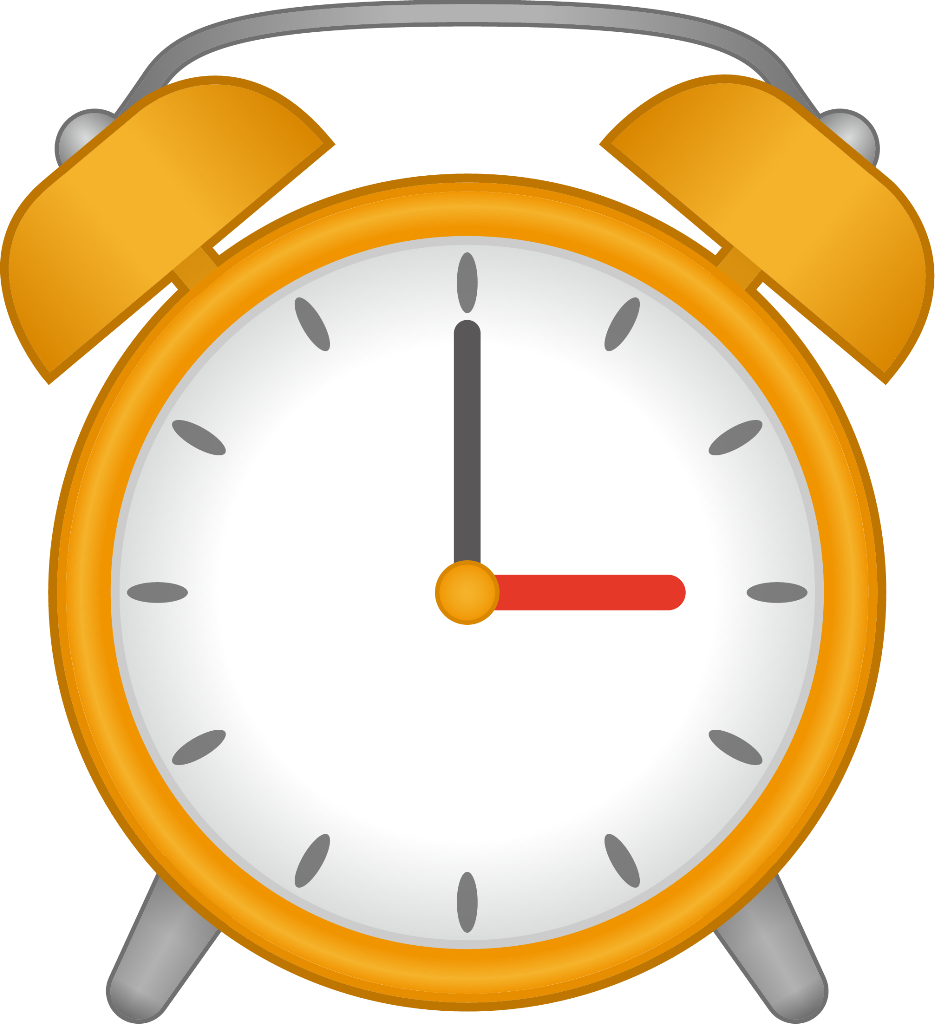 alarm clock (yellow) emoji
