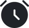 alarmclock (rounded filled) icon