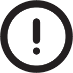 alert circle outline icon