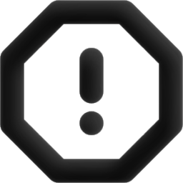 alert octagon icon