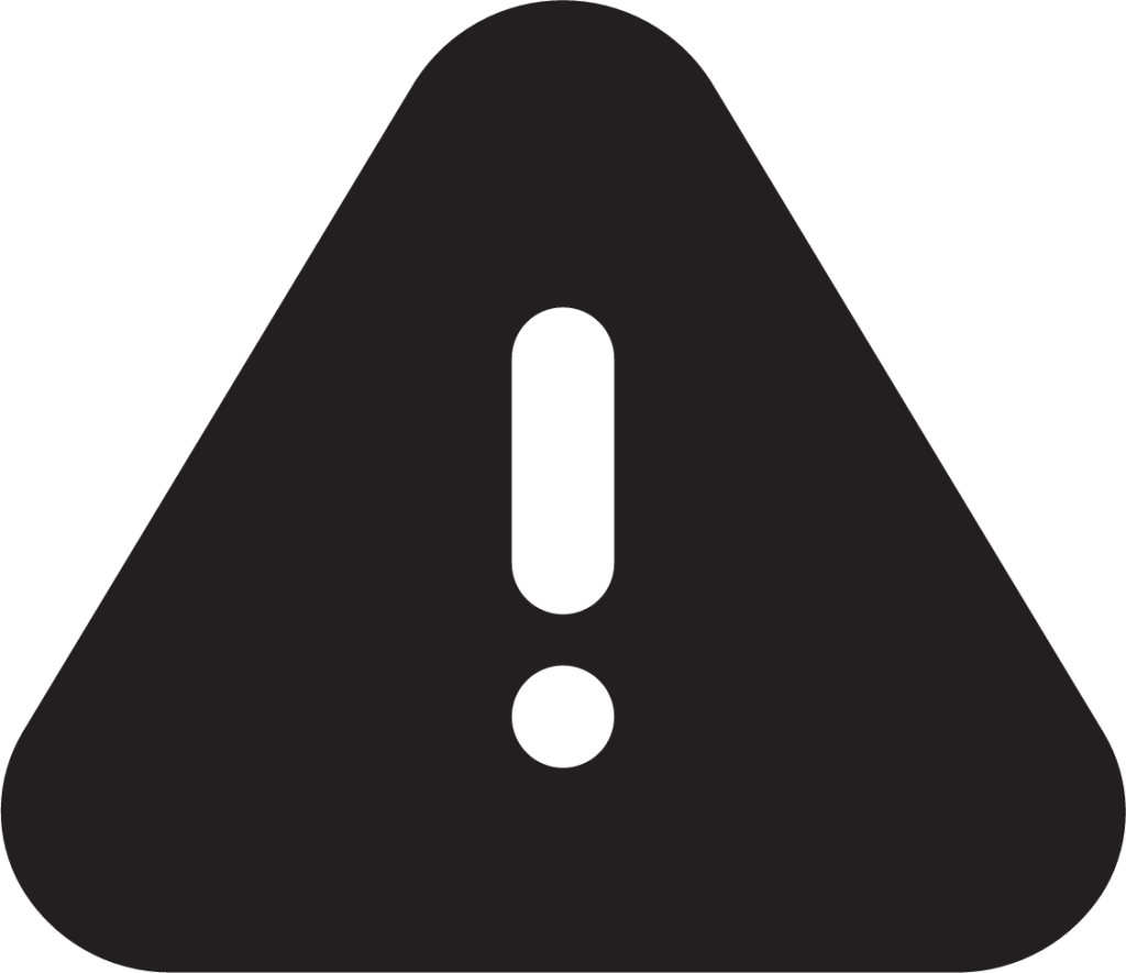 alert triangle icon