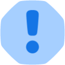 alert warning octagon icon