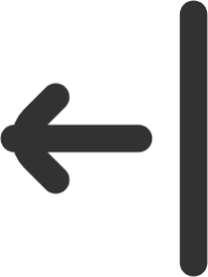 align arrow left icon