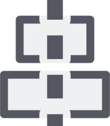 align horizontal center symbolic icon