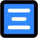 align text center one icon