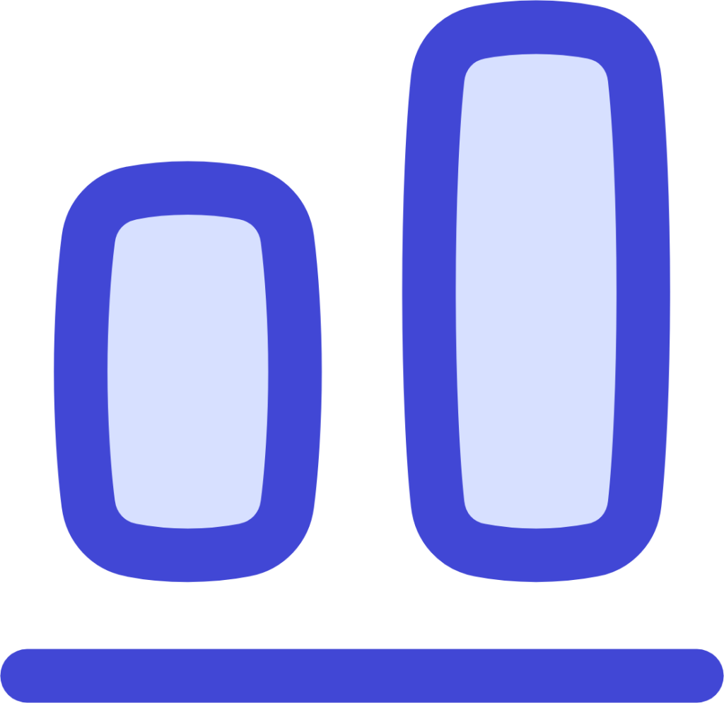 align vertical bottom icon