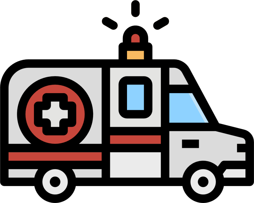 ambulance emergency medical transportation vehicle illustration