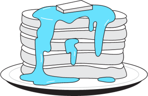 American pancake illustration