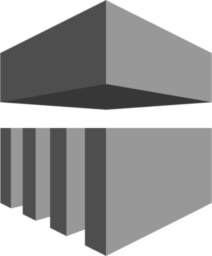 Analytics Amazon EMR (grayscale) icon