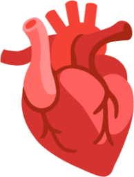 anatomical heart emoji