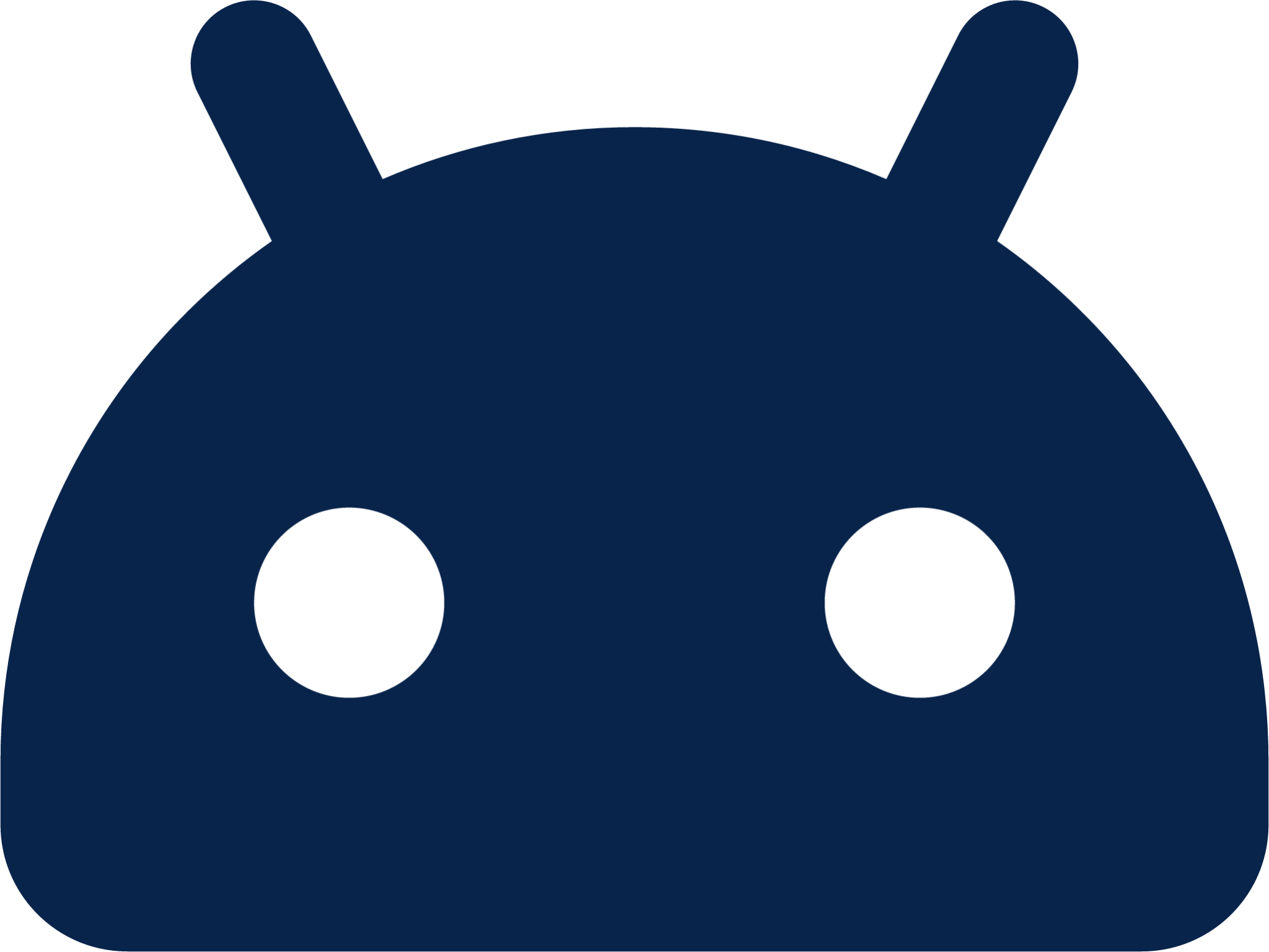 Android 2 fill logo icon