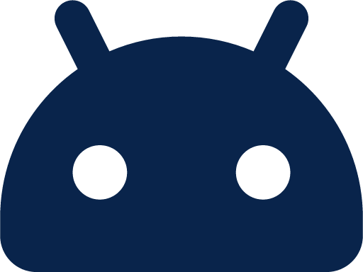 Android 2 fill logo icon
