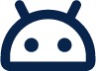Android 2 line logo icon