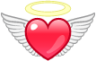 angel heart emoji
