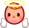 angel (plain) emoji