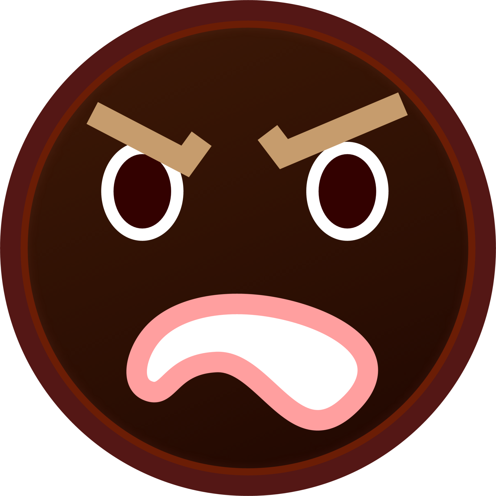 angry (black) emoji