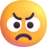 angry face emoji