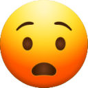 Anguished Face emoji
