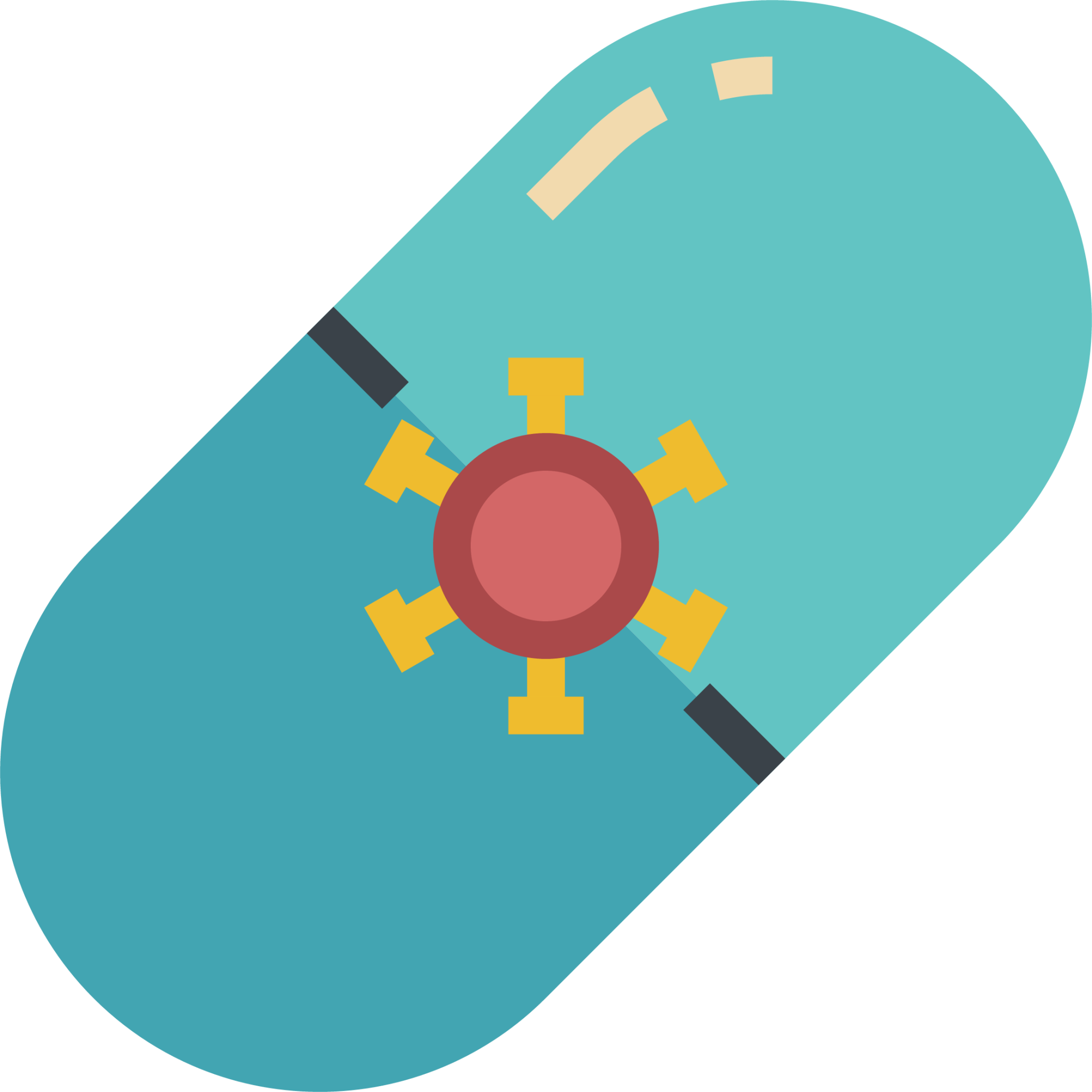 antivirus capsule covid 19 medical pill virus illustration