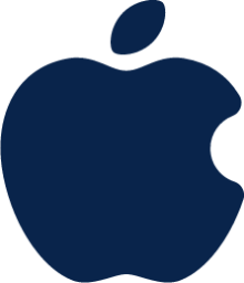 apple fill logo icon