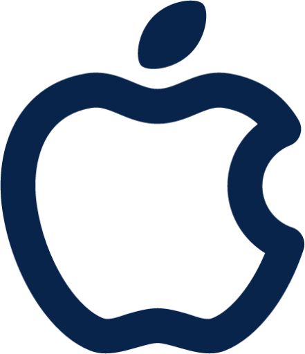 apple line logo icon