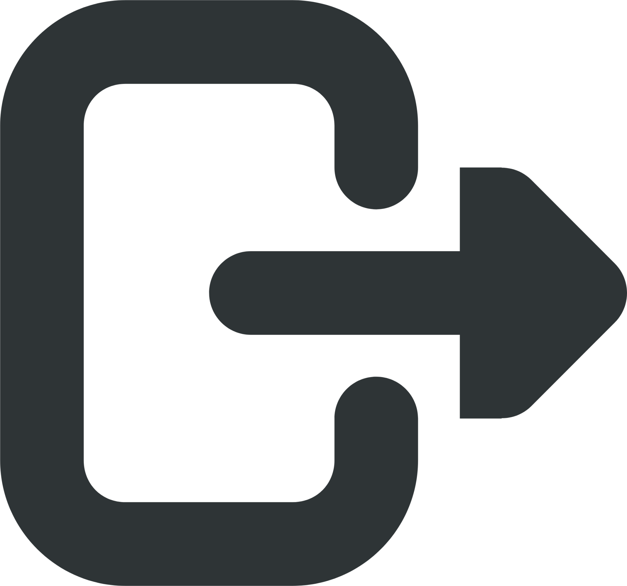 application exit symbolic icon