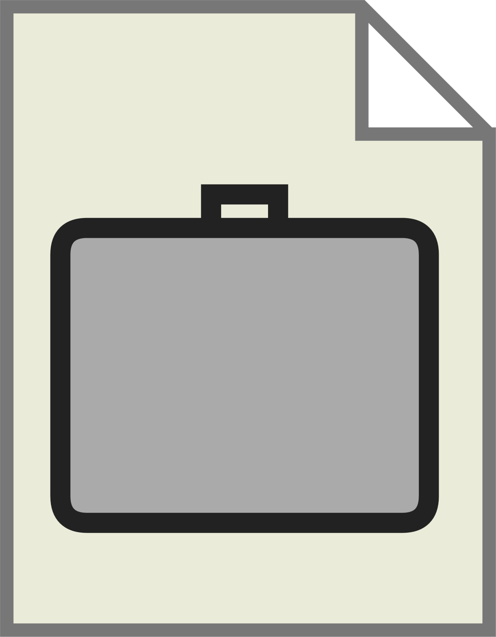 application notecase plain icon