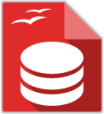 application vnd oasis opendocument database icon