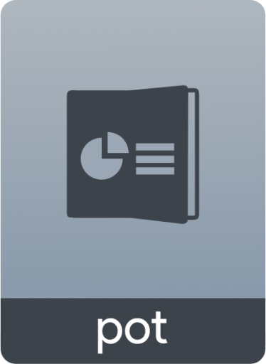 application vnd oasis opendocument presentation template icon