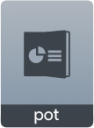 application vnd oasis opendocument presentation template icon