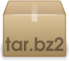 application x bzip compressed tar icon