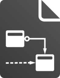 application x dia diagram icon