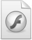 application x flash video icon
