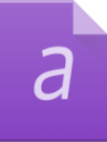 application x font bdf icon