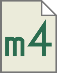 application x m4 icon